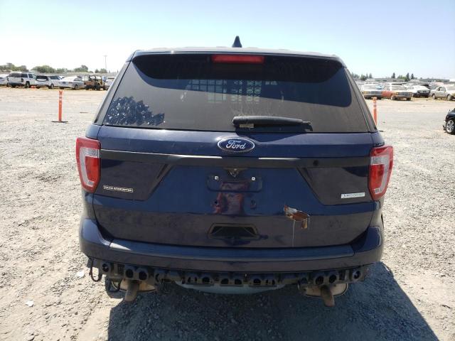 1FM5K8ATXJGB46921 - 2018 FORD EXPLORER POLICE INTERCEPTOR Azul foto 6