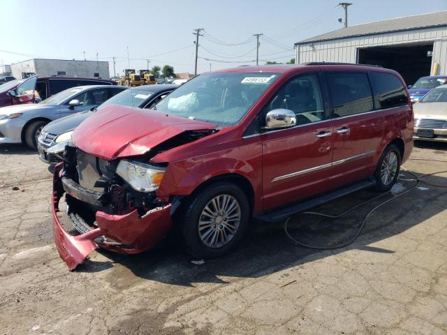 2C4RC1CG3ER460375 - 2014 CHRYSLER TOWN & COU TOURING L RED photo 1