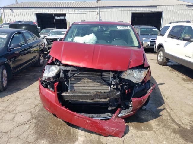 2C4RC1CG3ER460375 - 2014 CHRYSLER TOWN & COU TOURING L RED photo 5