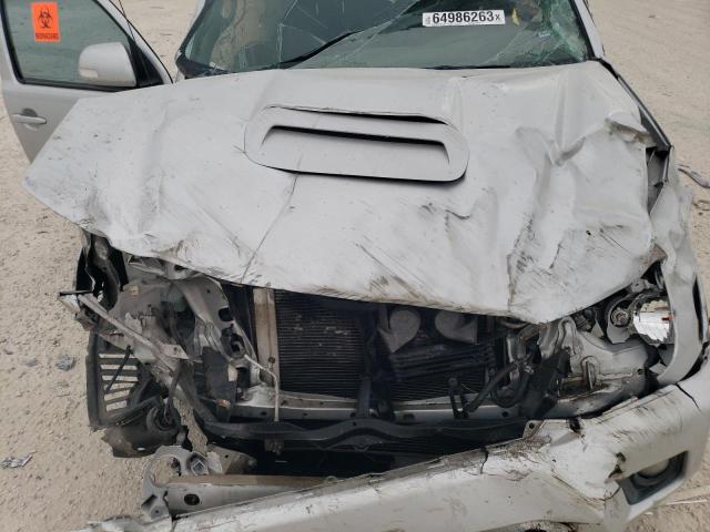 5TFJU4GN2CX025723 - 2012 TOYOTA TACOMA DOUBLE CAB PRERUNNER SILVER photo 11