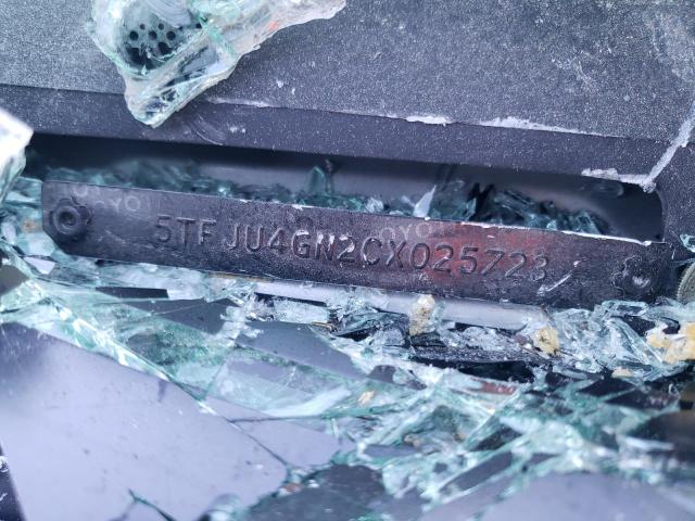 5TFJU4GN2CX025723 - 2012 TOYOTA TACOMA DOUBLE CAB PRERUNNER SILVER photo 12