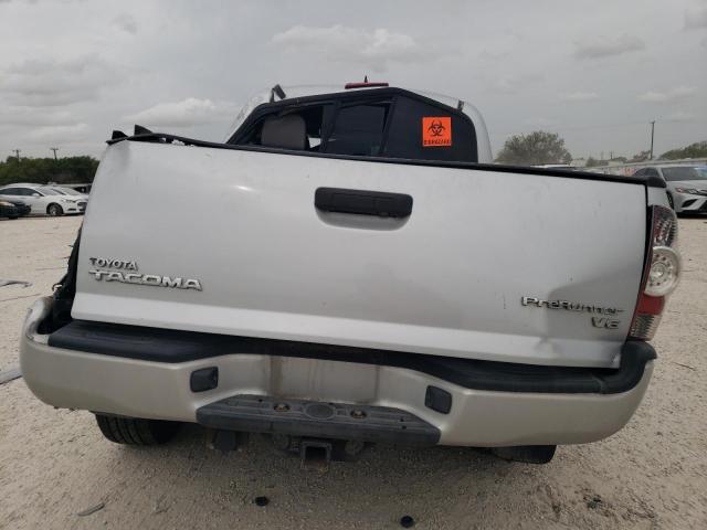 5TFJU4GN2CX025723 - 2012 TOYOTA TACOMA DOUBLE CAB PRERUNNER SILVER photo 6