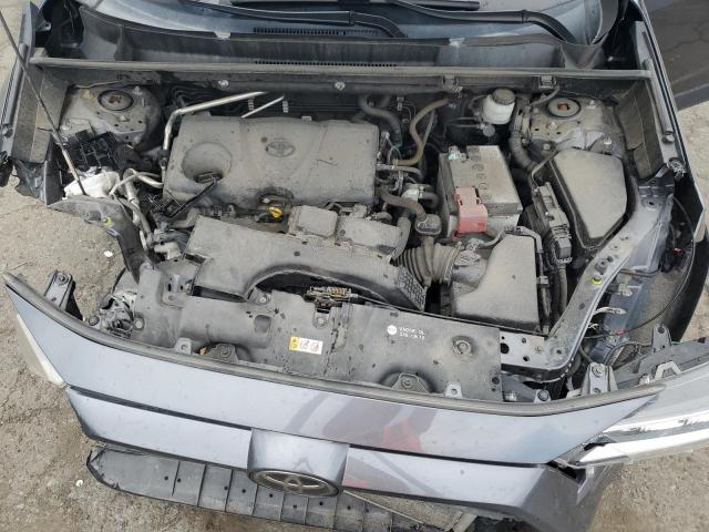 JTMP1RFV0KD502439 - 2019 TOYOTA RAV4 XLE Сірий фото 12