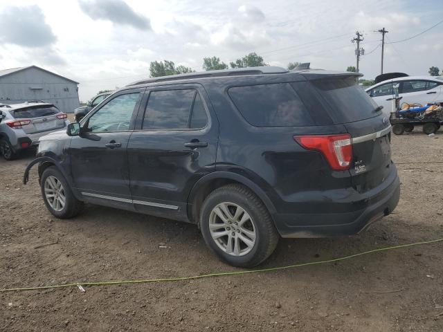 1FM5K8D84JGA66442 - 2018 FORD EXPLORER XLT BLACK photo 2