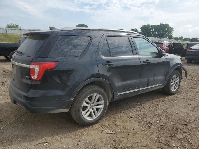 1FM5K8D84JGA66442 - 2018 FORD EXPLORER XLT BLACK photo 3
