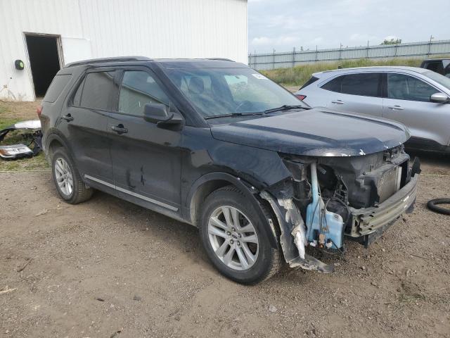 1FM5K8D84JGA66442 - 2018 FORD EXPLORER XLT BLACK photo 4