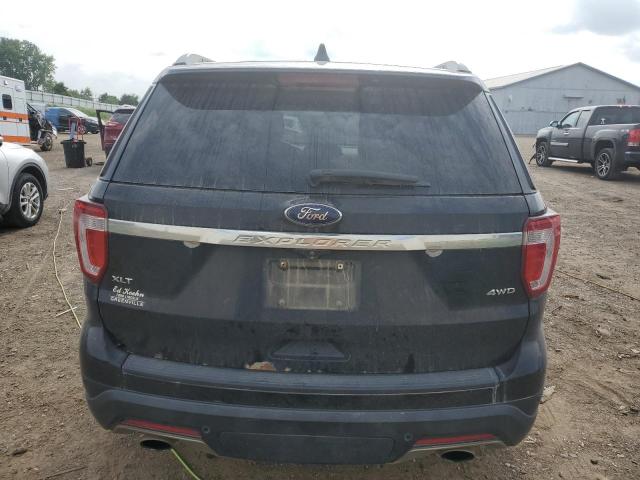1FM5K8D84JGA66442 - 2018 FORD EXPLORER XLT BLACK photo 6