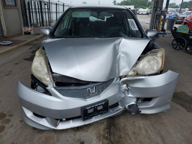 JHMGE8H51BC006341 - 2011 HONDA FIT SPORT SILVER photo 5