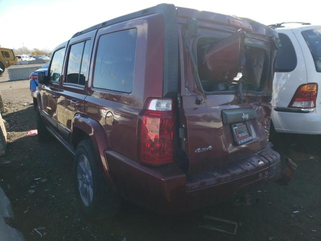 1J8HG48K47C562593 - 2007 JEEP COMMANDER MAROON photo 3