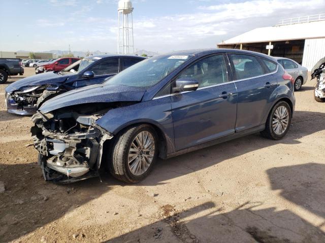 1FADP3N25JL273191 - 2018 FORD FOCUS TITANIUM BLUE photo 1