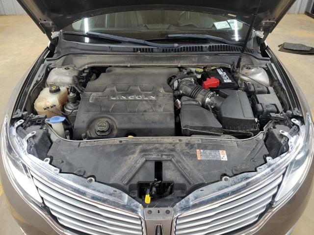 3LN6L2GKXFR626177 - 2015 LINCOLN MKZ GRAY photo 11