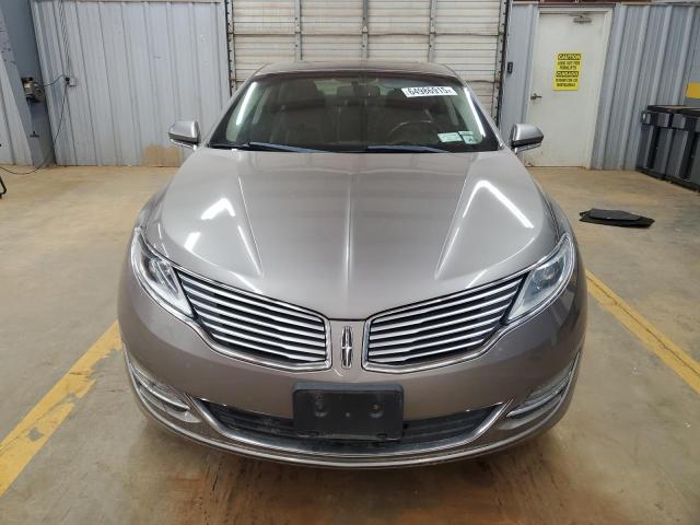 3LN6L2GKXFR626177 - 2015 LINCOLN MKZ GRAY photo 5