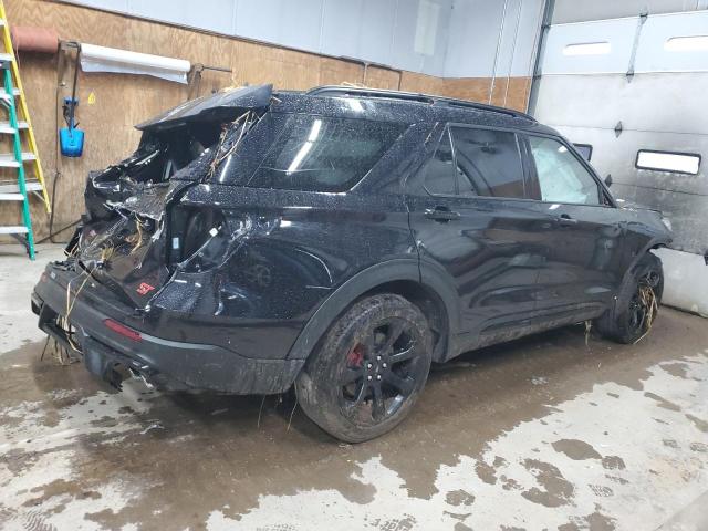 1FM5K8GC2NGA11249 - 2022 FORD EXPLORER ST BLACK photo 3