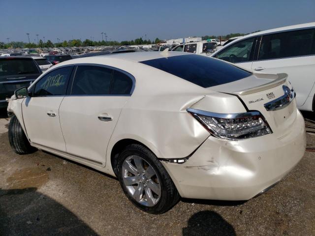 1G4GE5ED6BF174059 - 2011 BUICK LACROSSE CXS WHITE photo 2