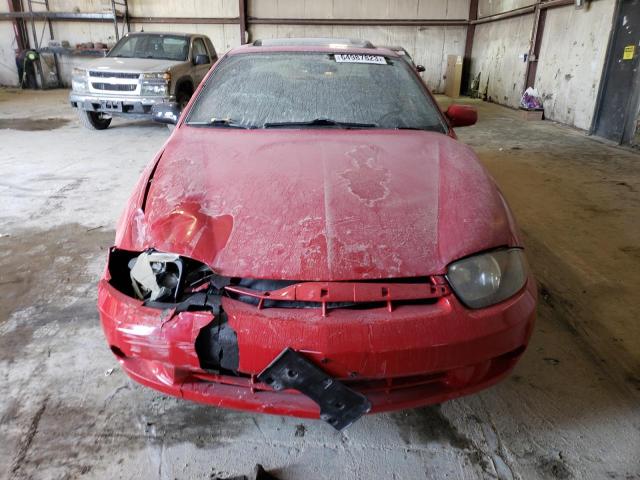 1G1JH12F337231113 - 2003 CHEVROLET CAVALIER LS SPORT RED photo 5