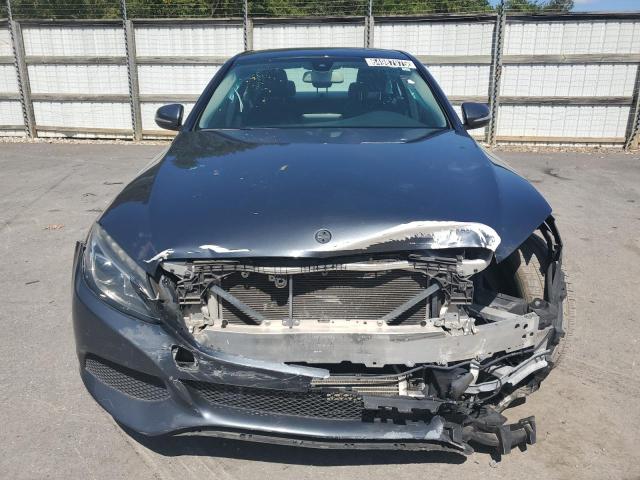 55SWF4KB3FU079669 - 2015 MERCEDES-BENZ C 300 4MATIC GRAY photo 5