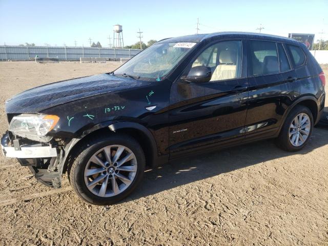 5UXWX9C56D0A30936 - 2013 BMW X3 XDRIVE28I BLACK photo 1