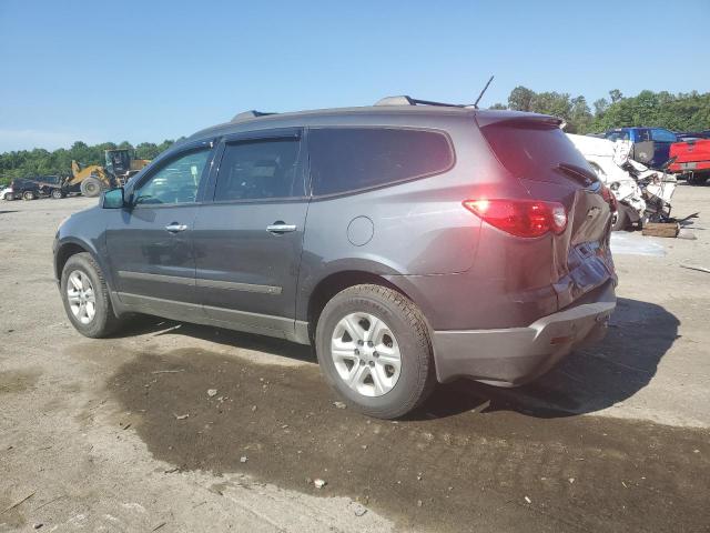 1GNKRFEDXCJ244161 - 2012 CHEVROLET TRAVERSE LS CHARCOAL photo 2