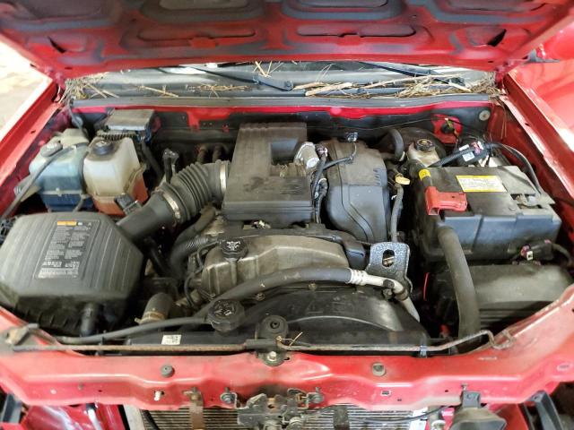 1GCHTCFE1B8140237 - 2011 CHEVROLET COLORADO LT RED photo 11