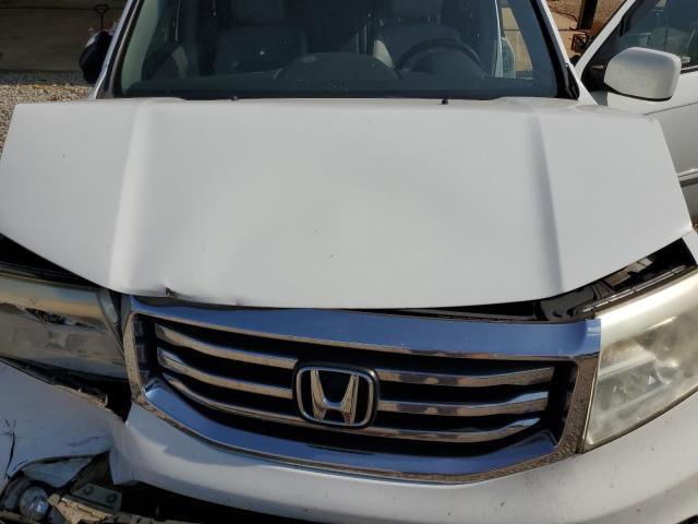 5FNYF3H60CB024154 - 2012 HONDA PILOT EXL WHITE photo 12