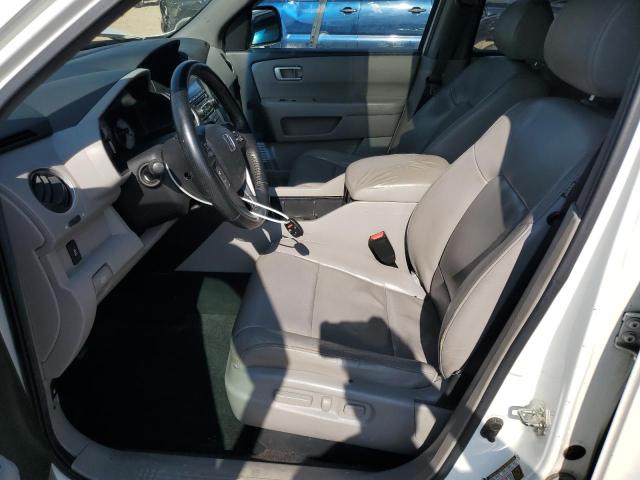 5FNYF3H60CB024154 - 2012 HONDA PILOT EXL WHITE photo 7