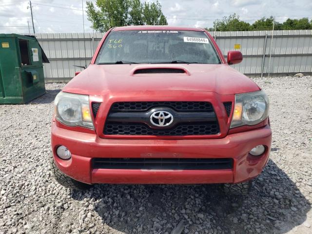 5TFJU4GN1BX010449 - 2011 TOYOTA TACOMA DOUBLE CAB PRERUNNER RED photo 5