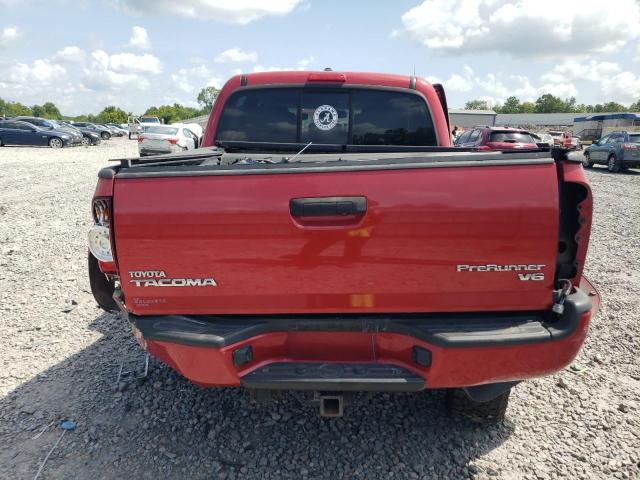 5TFJU4GN1BX010449 - 2011 TOYOTA TACOMA DOUBLE CAB PRERUNNER RED photo 6