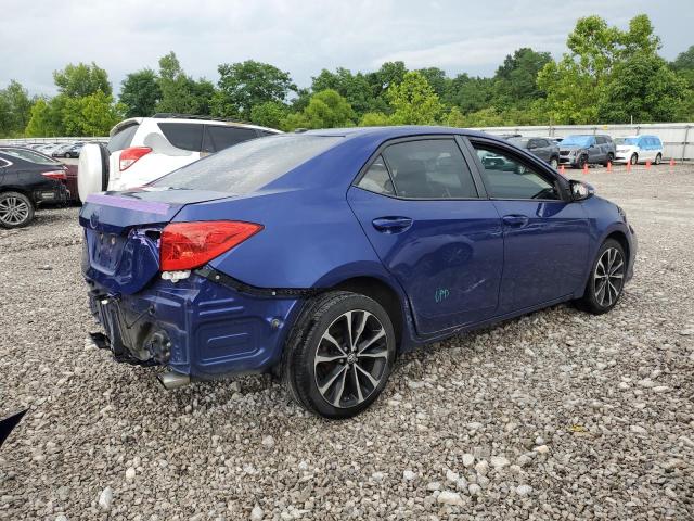 2T1BURHE9HC837932 - 2017 TOYOTA COROLLA L BLUE photo 3