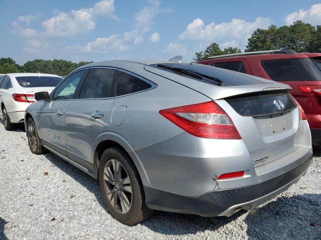 5J6TF1H57DL000237 - 2013 HONDA CROSSTOUR EXL SILVER photo 2