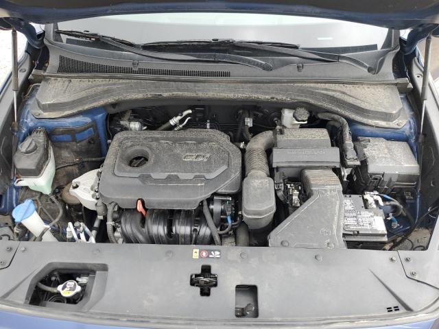 5NMS3CAD5LH274057 - 2020 HYUNDAI SANTA FE SEL BLUE photo 11