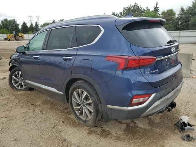 5NMS3CAD5LH274057 - 2020 HYUNDAI SANTA FE SEL BLUE photo 2