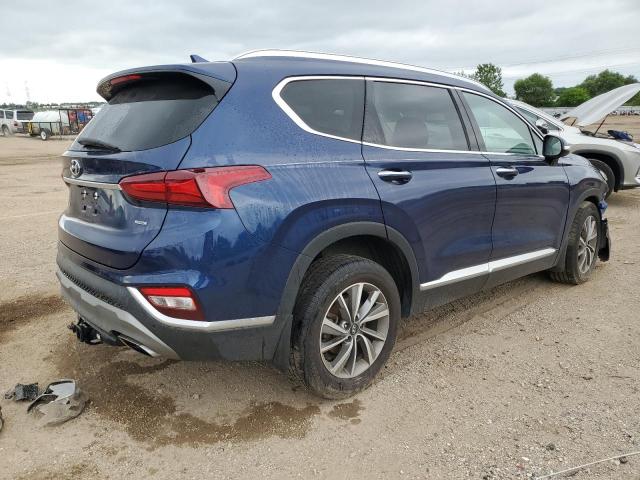 5NMS3CAD5LH274057 - 2020 HYUNDAI SANTA FE SEL BLUE photo 3
