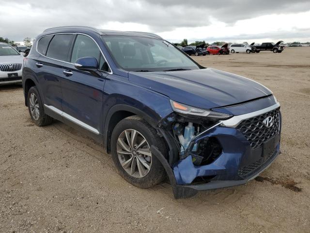 5NMS3CAD5LH274057 - 2020 HYUNDAI SANTA FE SEL BLUE photo 4