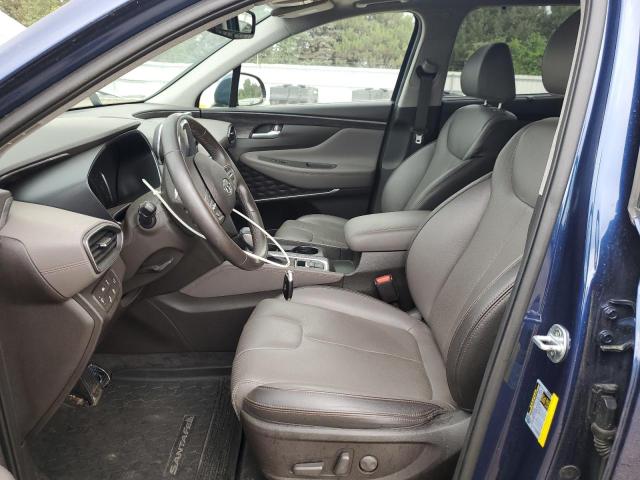 5NMS3CAD5LH274057 - 2020 HYUNDAI SANTA FE SEL BLUE photo 7