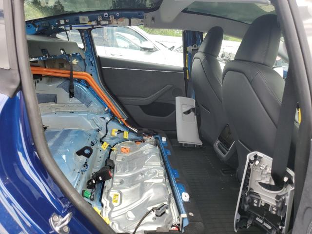 5YJ3E1EB3SF938349 - 2025 TESLA MODEL 3 BLUE photo 10