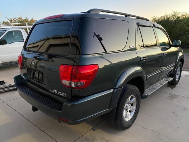 5TDBT44A57S279978 - 2007 TOYOTA SEQUOIA SR5 GREEN photo 4