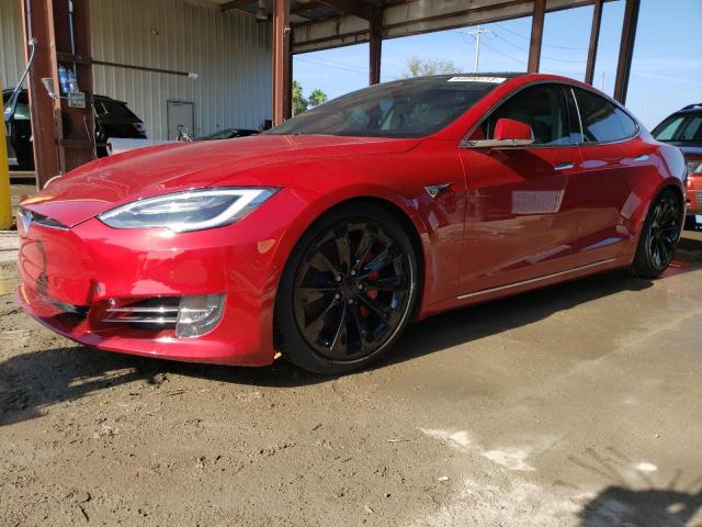 5YJSA1E45KF332043 - 2019 TESLA MODEL S Կարմիր լուսանկար 1