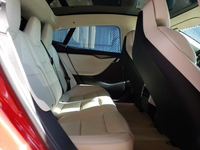 5YJSA1E45KF332043 - 2019 TESLA MODEL S Կարմիր լուսանկար 10