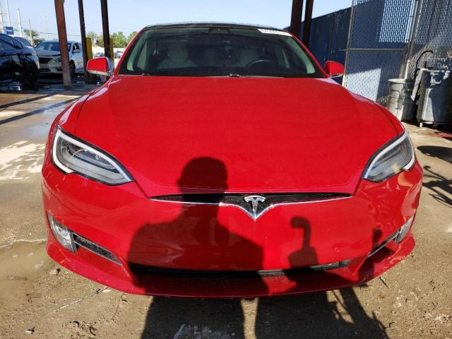 5YJSA1E45KF332043 - 2019 TESLA MODEL S Կարմիր լուսանկար 5