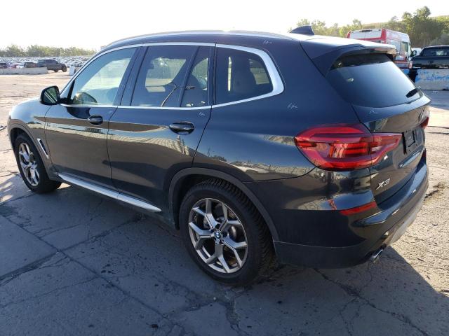 5UXTY5C06M9F38199 - 2021 BMW X3 XDRIVE30I GRAY photo 2