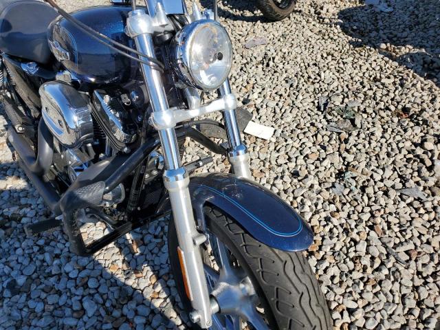 1HD1CT318DC445607 - 2013 HARLEY-DAVIDSON XL1200 C BLUE photo 9