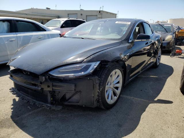 5YJSA1E25GF168864 - 2016 TESLA MODEL S Schwarz Foto 1