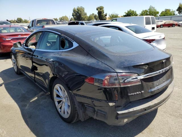 5YJSA1E25GF168864 - 2016 TESLA MODEL S Schwarz Foto 2