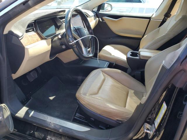 5YJSA1E25GF168864 - 2016 TESLA MODEL S Schwarz Foto 7