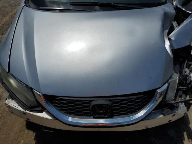 2HGFB2F58DH581267 - 2013 HONDA CIVIC LX ვერცხლისფერი ფოტო 11