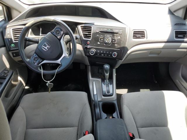 2HGFB2F58DH581267 - 2013 HONDA CIVIC LX ვერცხლისფერი ფოტო 8