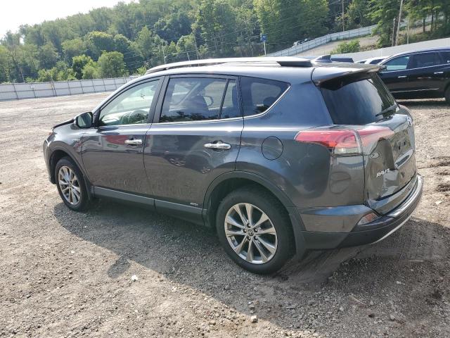 JTMDJREV3JD183878 - 2018 TOYOTA RAV4 HV LIMITED GRAY photo 2