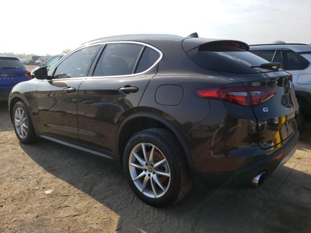 ZASFAKBNXJ7B87467 - 2018 ALFA ROMEO STELVIO TI BROWN photo 2