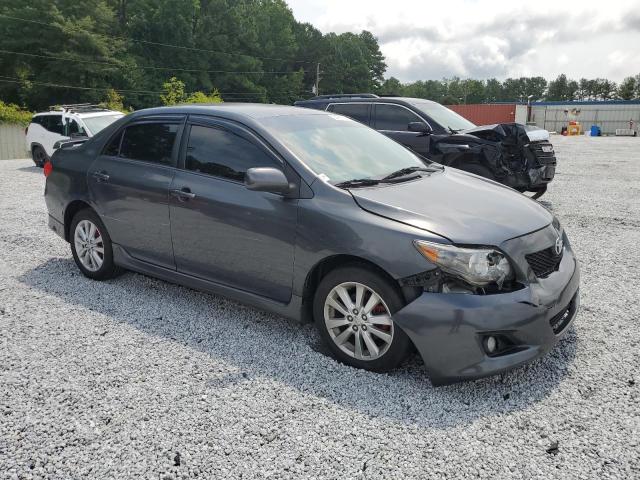 1NXBU4EE2AZ276503 - 2010 TOYOTA COROLLA BASE GRAY photo 4