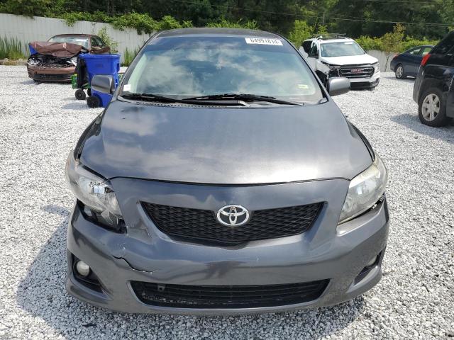 1NXBU4EE2AZ276503 - 2010 TOYOTA COROLLA BASE GRAY photo 5